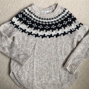 Madewell fair isle sweater